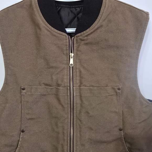 Men's Tan Utility Vest - Picture 2 of 6